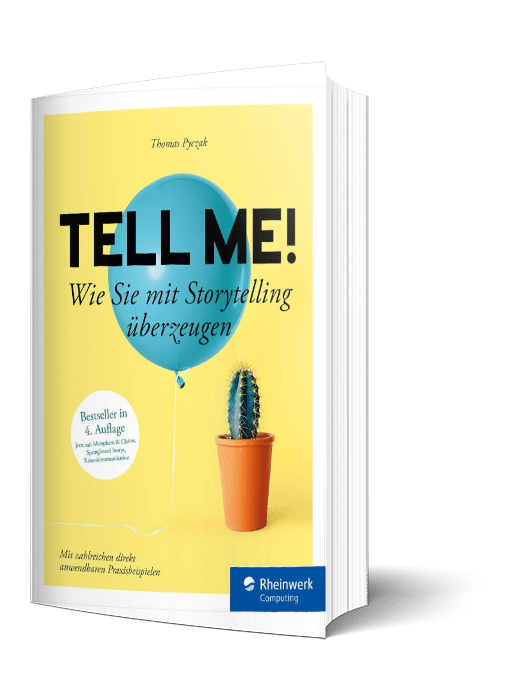 Cover: Tell me! – Wie Sie mit Storytelling überzeugen